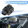 Uxcell 1 Set No 1j0973703 Sealed 3 Way Pin Female Connector Adapter Plug Clip Kit Replacement For Vw Audi