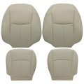 Driver Passenger Bottom Top Lean Back Perforated Leather Seat Covers Wheat Tan For Infiniti Q50 2014 2015 2016 2017 2018 2019 