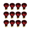 Satco S3200-12pk R20 Incandescent Reflector Light Bulb Red 12-pack 