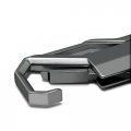 Ipick Image Compatible With Nissan 370z Gunmetal Black Carabiner-style Snap Hook Metal Key Chain