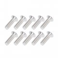 X Autohaux 25pcs Bumper Mudguard Washer Bolts Fasteners Kit M6x1 0 Aluminum Alloy Engine Bay Dress Up Screw Orange