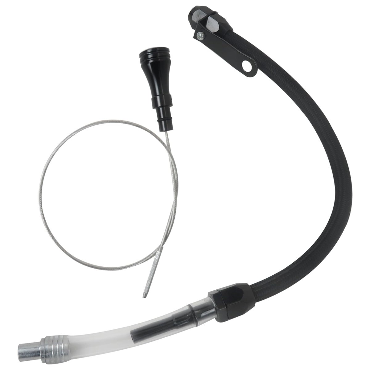 Flexible Oil Dipstick For Lsx Ls1 Ls2 Ls6 Engines With Black Housing Precise Measurement