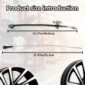 Flexible Oil Dipstick For Lsx Ls1 Ls2 Ls6 Engines With Black Housing Precise Measurement