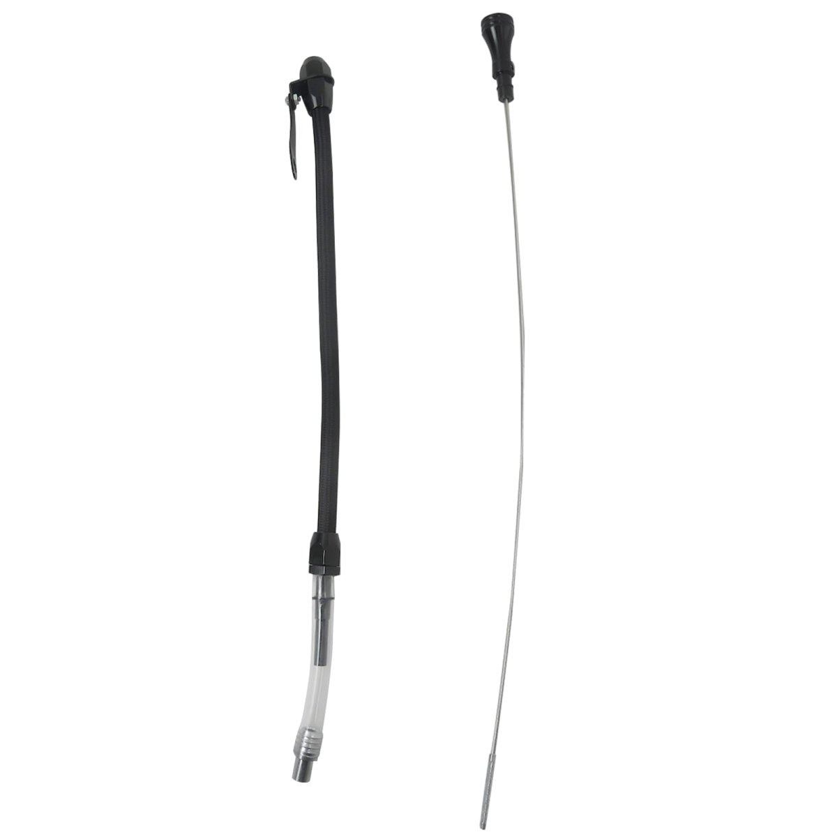 Flexible Oil Dipstick For Lsx Ls1 Ls2 Ls6 Engines With Black Housing Precise Measurement
