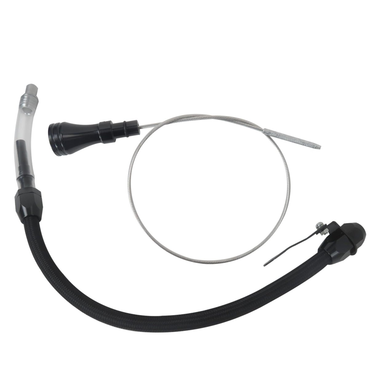 Flexible Oil Dipstick For Lsx Ls1 Ls2 Ls6 Engines With Black Housing Precise Measurement