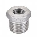 Reducer Hex Bushing 304 Stainless Steel 1 2npt Male To 4npt Female Reducing Forging Pipe Hose Adapter Fitting 