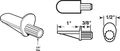 Prime-line Products U 9256 Shelf Support Peg 1 4-inch Clear Plasticpack Of 12