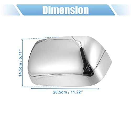 Pair Car Exterior Chrome Plated Power Mirror Cover Caps For Dodge Ram 3500 1500 2500 2002-2008