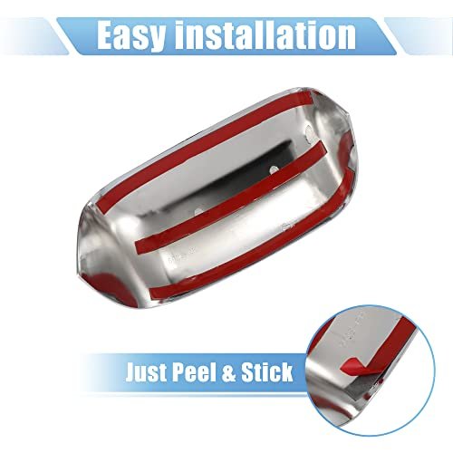 Pair Car Exterior Chrome Plated Power Mirror Cover Caps For Dodge Ram 3500 1500 2500 2002-2008