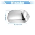 Pair Car Exterior Chrome Plated Power Mirror Cover Caps For Dodge Ram 3500 1500 2500 2002-2008
