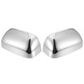 Pair Car Exterior Chrome Plated Power Mirror Cover Caps For Dodge Ram 3500 1500 2500 2002-2008 