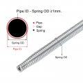 Meccanixity Spring Tube Bender Od 9mm 0 35 Steel Pipe Copper Tubes 1100mm 43 31 Long For 1 2 12mm In Home Renovations