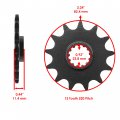 Caltric Steel O-ring Drive Chain And Sprocket Kit Compatible With Suzuki Dr-z250 Drz250 2001-2007