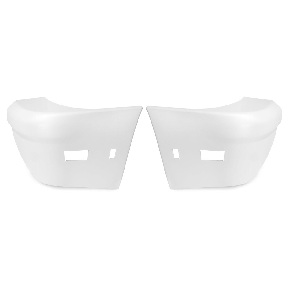 Rear Bumper End Cap For 2010 2013 Ford Transit Connect White Painted Pp Plastic Corner Fits Xl Xlt Replaces Fo1104135 Fo1105135