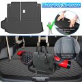 Cartist Cargo Liner Compatible With Toyota Highlander 7 Seats 2020 2021 2022 2023 2024 Not Fit Hybrid Accessories All Weather