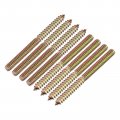 5 16-18x3-3 4 Hanger Bolts 12pcs Double Ended Screws Wood Dowel For Furniture 