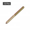 5 16-18x3-3 4 Hanger Bolts 12pcs Double Ended Screws Wood Dowel For Furniture