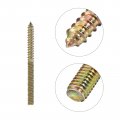 5 16-18x3-3 4 Hanger Bolts 12pcs Double Ended Screws Wood Dowel For Furniture