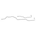 Inline Tube Replacement For 1999-04 Jeep Grand Cherokee Wk Four-wheel Disc With Abs Rear Axle Brake Lines 2pc Stainless 