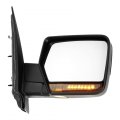 Passenger Side Door Mirror For Lincoln Navigator 2007 2008 Power Folding Heated With Memory Signal And Puddle Light Chrome 