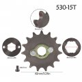 Tdpro 530 20mm 15t Chain Sprocket Cog For 125cc-350cc Dirt Pit Bike Atv Go Kart