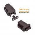 Uxcell 8 Set Push To Open Door Catch Abs Automatic Spring Loaded Push-in Touch Catches For Cabinet Cupboard Brown