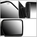 Ford F150 Black Powered Heated Glass Manual Folding Side Towing Mirror Right