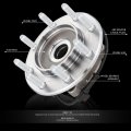 Heavy Duty Suspenion Factory Style Front Wheel Bearing Hub Assembly With Abs Sensor Cable And Plug Compatible Silverado Sierra