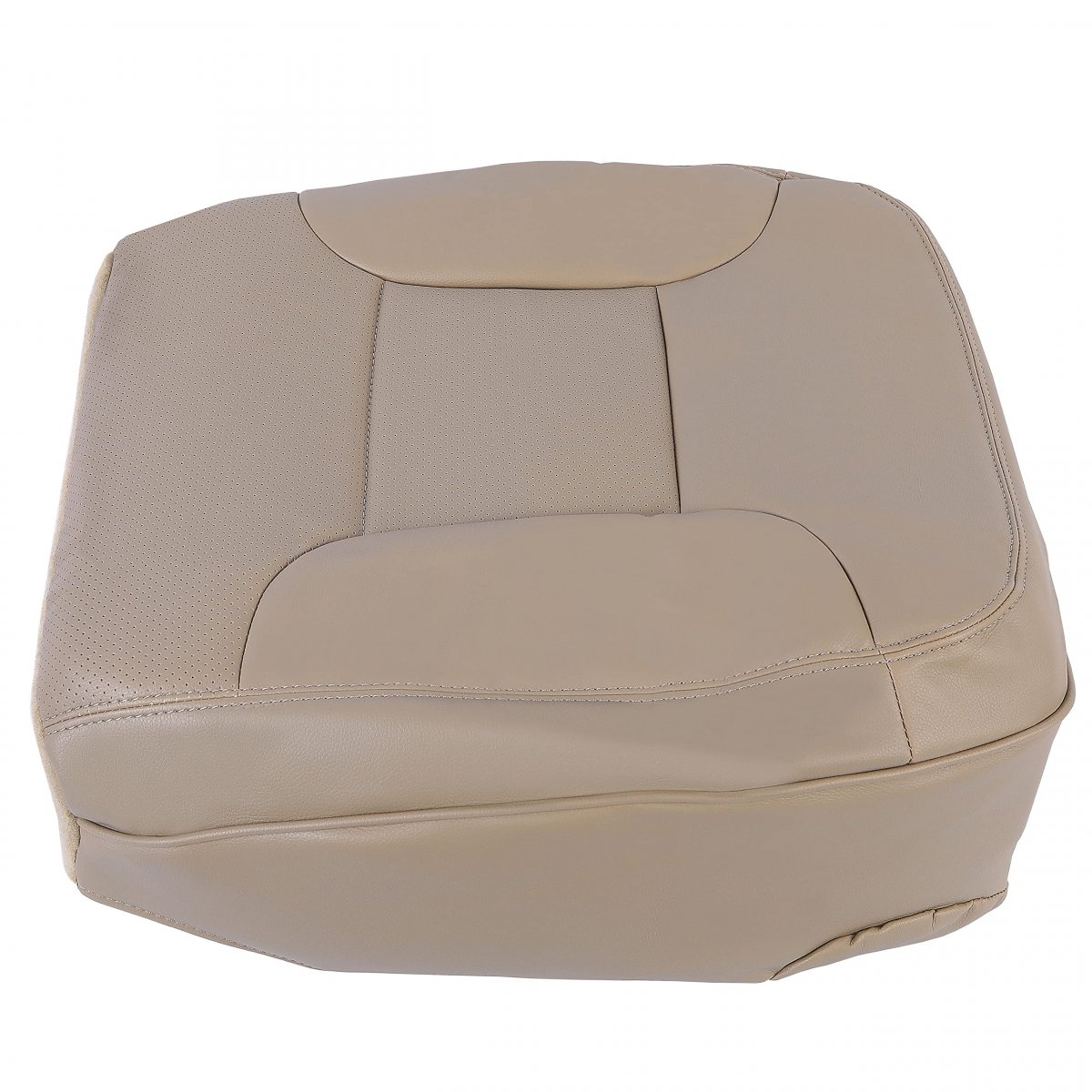 Seat Bottom Cover For 1992-1996 Ford Bronco Eddie Bauer Xlt Sport Nite Edition 4x4 2wd Artificial Leather Med Mocha Tan