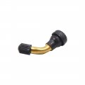 Uxcell Vehicle Car Bent Angle Tubeless Wheel Rim Tire Tyre Air Valve Stem With Dust Cap