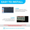 Rear Bumper License Plate Bracket For Audi A5 S5 Rs5 2008-2023 Holder Set W 8 Unique Screw Bolts Wrench Kit Tag Mounting