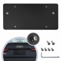 Rear Bumper License Plate Bracket For Audi A5 S5 Rs5 2008-2023 Holder Set W 8 Unique Screw Bolts Wrench Kit Tag Mounting 