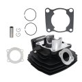 56mm Cylinder Piston Gasket Top End Repair Kit Replacement For Yamaha Dt125 Dt125b Dt125a 1974-1981 
