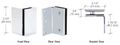 Crl Brushed Satin Chrome Geneva Series Wall Mount Bracket 