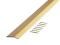 M-d Building Products 72249 Extra Wide Smooth 2-inch By 72-inch Carpet Trim Satin Brass 