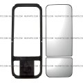 3 Piece Main And Convex Mirror With Plastic Frame Passenger Side Fit Kenworth T370 T470 T600 T660 T700 T2000 Peterbilt 335 337