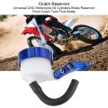 Brake Reservoir Universal Cnc Motorcycle Oil Cup Cylinders Front Clutch Fluid Bottle Blue