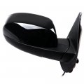 Black Right Side Mirror Fit For 2007-2013 Chevy Silverado 1500 Smooth Glass Manual Folding Heating