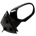 Ocpty Black Right Side Mirror Fit For 2007-2013 Chevy Silverado 1500 Smooth Glass Manual Folding Heating