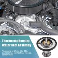 Uxcell No 21210-aa181 Car Engine Coolant Thermostat Housing Assembly For Subaru Crosstrek 2016-2022