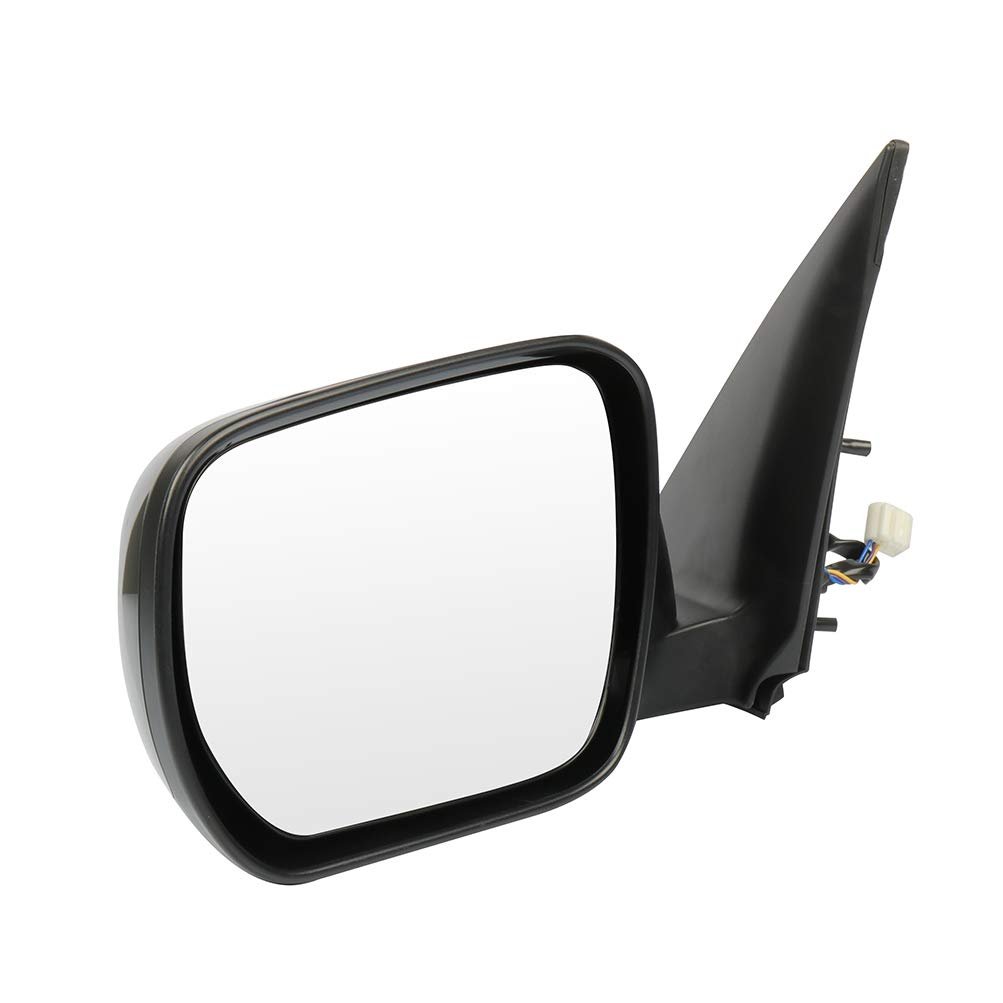 Black Left Side Mirror Fit For 2006-2014 Suzuki Grand Vitara Smooth Glass Manual Folding