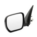 Black Left Side Mirror Fit For 2006-2014 Suzuki Grand Vitara Smooth Glass Manual Folding