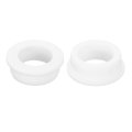 2pcs Rubber Grommets 1-1 2 38mm Drill Hole 8 28mm Id Top Hat Grommet White Silicone Plug Gasket For Wiring Automotive 
