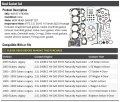 Head Gasket Set Compatible With 2000-2003 Subaru Legacy 2 5l Sohc 16-valve Ej25