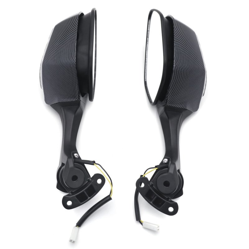 Motorcycle Carbon Led Rear View Mirrors With Turn Signal For Kawasak Ninja Zx10r Zx-10r 2016-2020 Sportbike P N Mt252-035-cn
