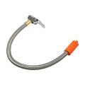1 Pcs 13 8 Flexible Tire Inflator Hose Adapter M6 Thread Size Air Chuck With For Standard Valve Fine Without Release 