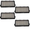 Hqrp Active Hepa Filter 4-pack For Miele Hs10 Hs11 Hs14 S5210 S5211 S6270 S6290 S6370 S6390 Onyx Quartz Topaz Jasper Canister 
