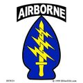 U S Army 5th Airborne Sticker 3-1 4 X3-1 2 