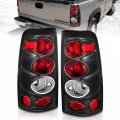 Amerilite Black Replacement Brake Tail Lights For Chevy Silverado Gmc Sierra Passenger And Driver Side