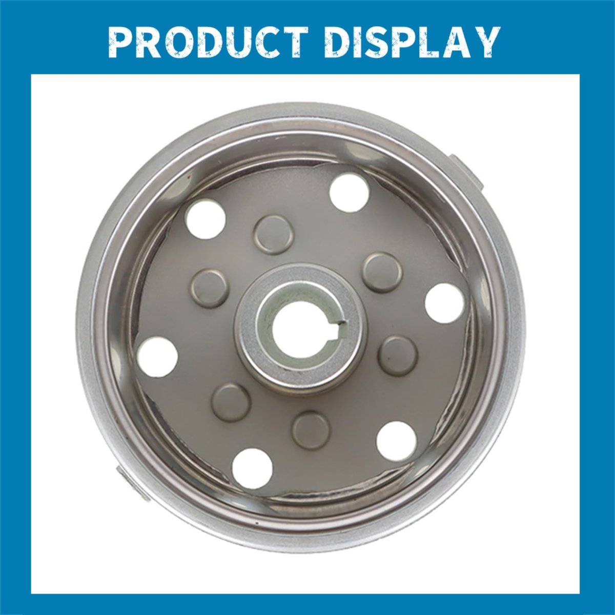 Lightened Balanced Flywheel Nut Replacement For Yamaha 350 1986 To 2006 Silver Rotor